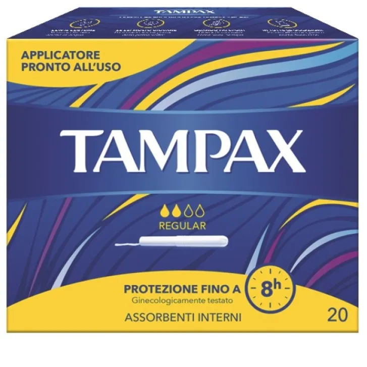 PRODOTTI FMC Tampax Blue Box Regular 20 pezzi Outlet