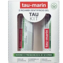 ALFASIGMA SPA NO RX Tau Marin Ricambio Dentifricio Gel Rinfrescante 2 x 20 ml New