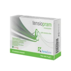 FARMAKAIRE Tensiopram Arancia e Lime 30 Compresse Orosolubili - Integratore Tono dell'Umore Clearance