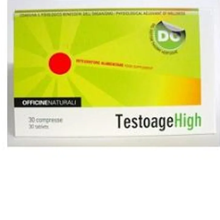 OFFICINE NATURALI Srl Testoage High 30 Compresse - Integratore Alimentare Clearance