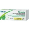 TEVA PARAF Teva Ticerin 10 mg Cetirizin Dicloroidrato Antistaminico 7 Compresse Rivestite Sale