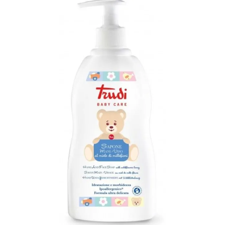 S.I.L.C. SpA Trudi Baby Care Sapone Mani Viso al Miele Millefiori 500 ml Hot