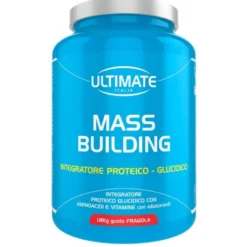 VITA AL TOP Srl Ultimate Sport Mass Building Fragola 1,8 Kg - Integratore Proteico