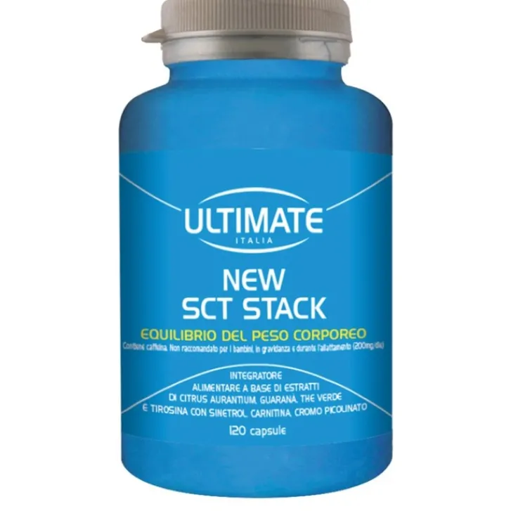VITA AL TOP Srl Ultimate Sport SCT Stack 120 Capsule - Integratore Bruciagrassi New