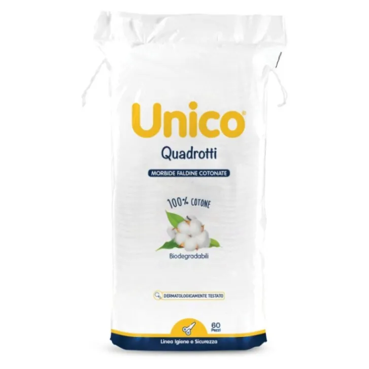 STERILFARMA Srl Unico Quadrotti 100% Cotone per l'Igiene del Bambino 60 Pezzi Online