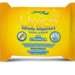 STERILFARMA Srl Unico Salviettine Anti Puntura alla Citronella 15 pezzi