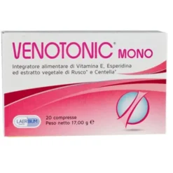 LAERBIUM PHARMA Srl Venotonic Mono 20 Compresse - Integratore Alimentare Outlet
