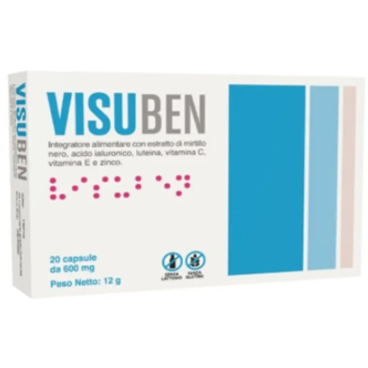 PHARMA FOOD MANUFACTURING IT. Visuben 20 Compresse - Integratore Alimentare Best