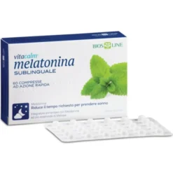 BIOS LINE VitaCalm Melatonina 1mg 60 Compresse - Integratore Sonno Discount