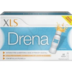 PERRIGO ITALIA Srl XL-S Drena Integratore 10 Flaconcini - Drenante Depurativo New