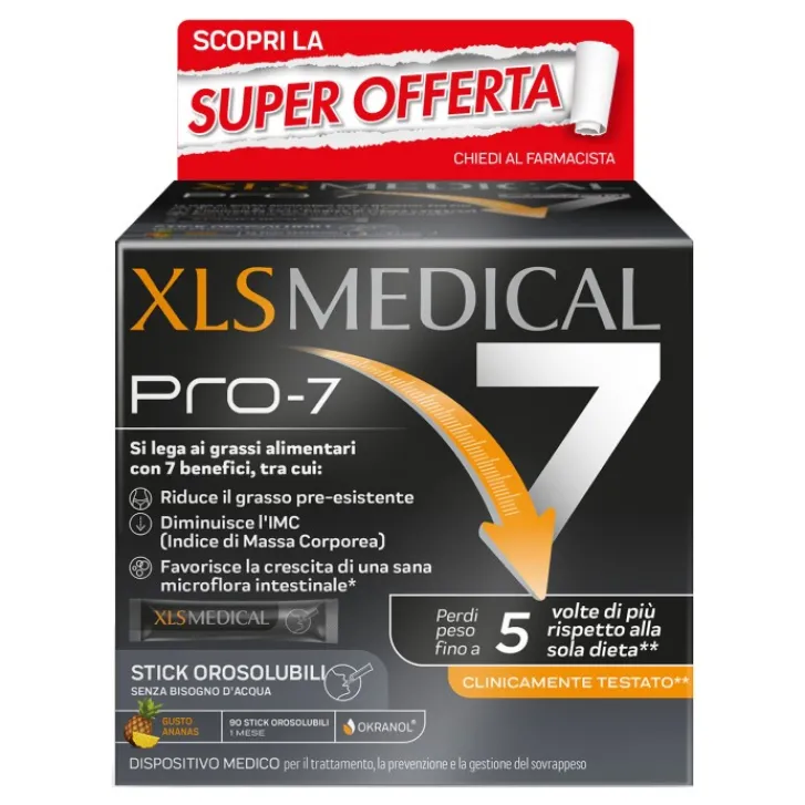 PERRIGO ITALIA Srl XLS Medical Pro 7 90 stick - Dispositivo Medico controllo Peso Online