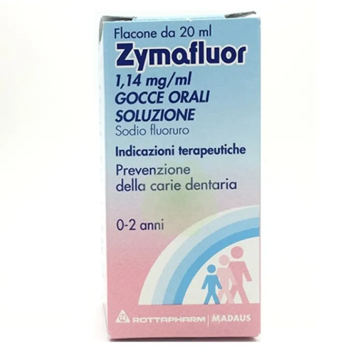 VALEDO Zymafluor 1,14 mg Sodio Fluoruro Prevenzione Carie Gocce 20 ml New